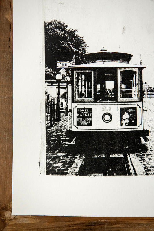 Gel Plate Mono Print - San Francisco