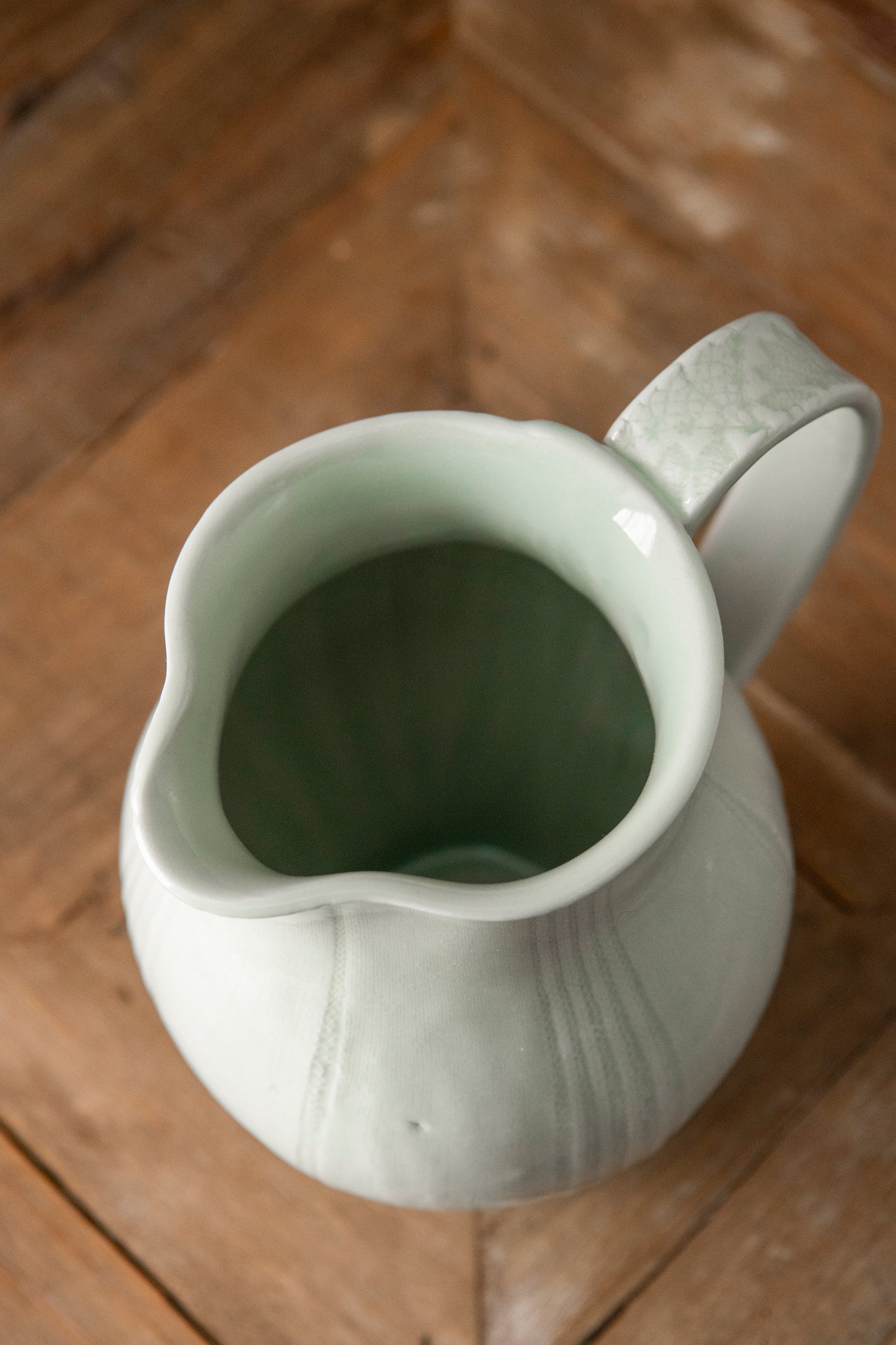 Linen Series Porcelain Pitcher