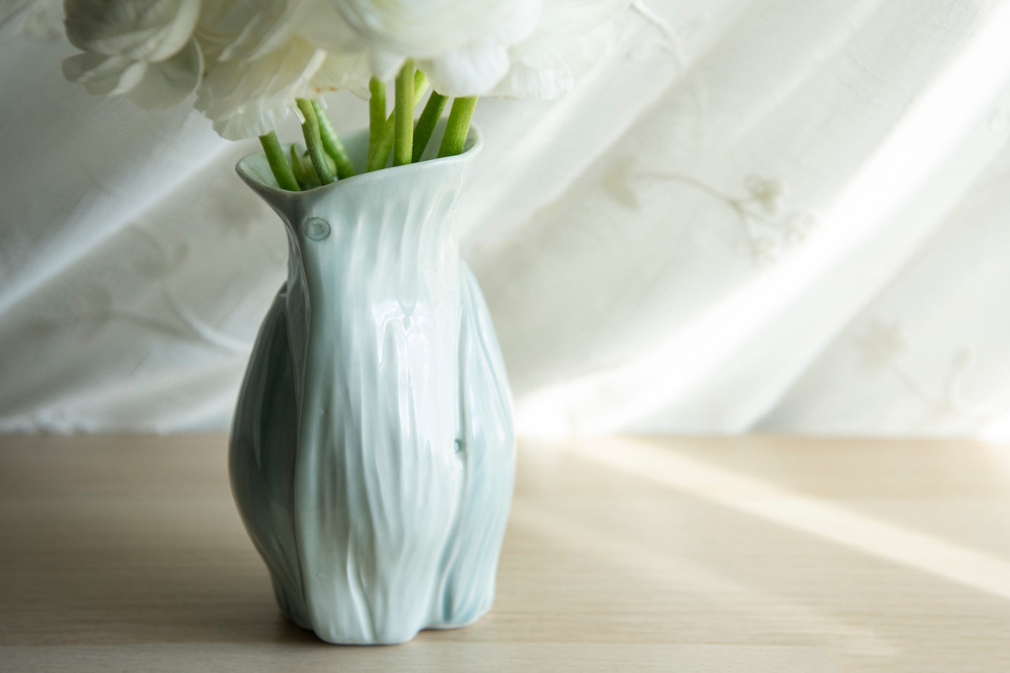 Blue Heron Bud Vase