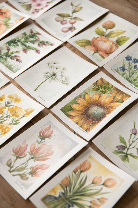 Spring Magnolia - Original Watercolor