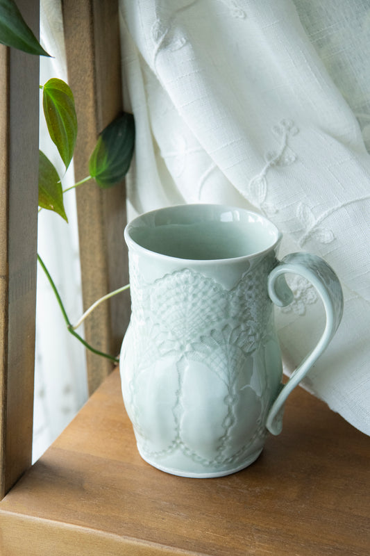 Linen Series Mug - Aqua Celadon