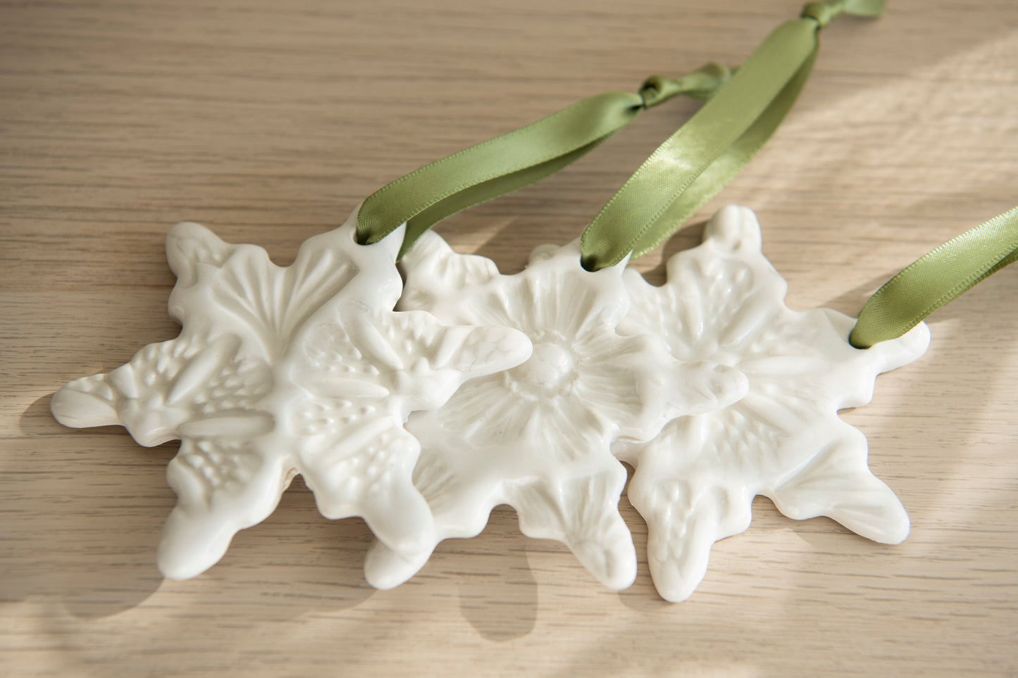 Porcelain Snowflake Ornament