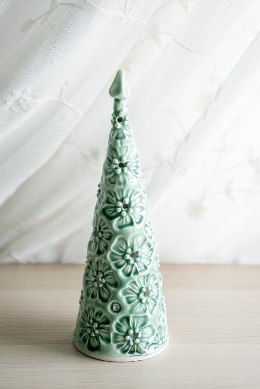 Porcelain Tree Luminaire - Jade
