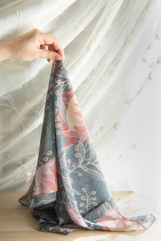 Floral Georgette Scarf