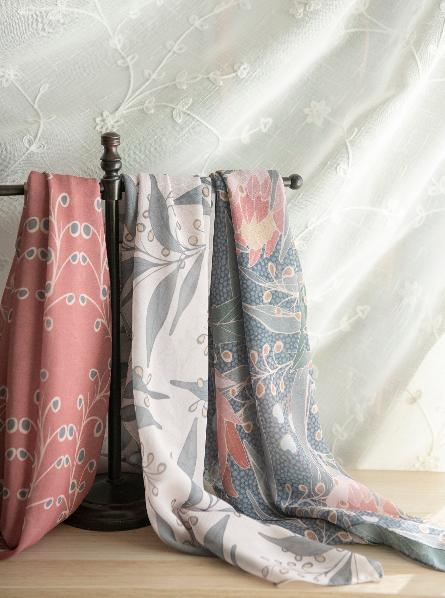 Floral Georgette Scarf