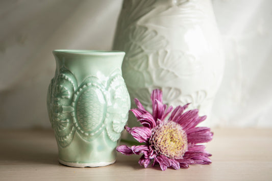 Celadon Green Bud Vase