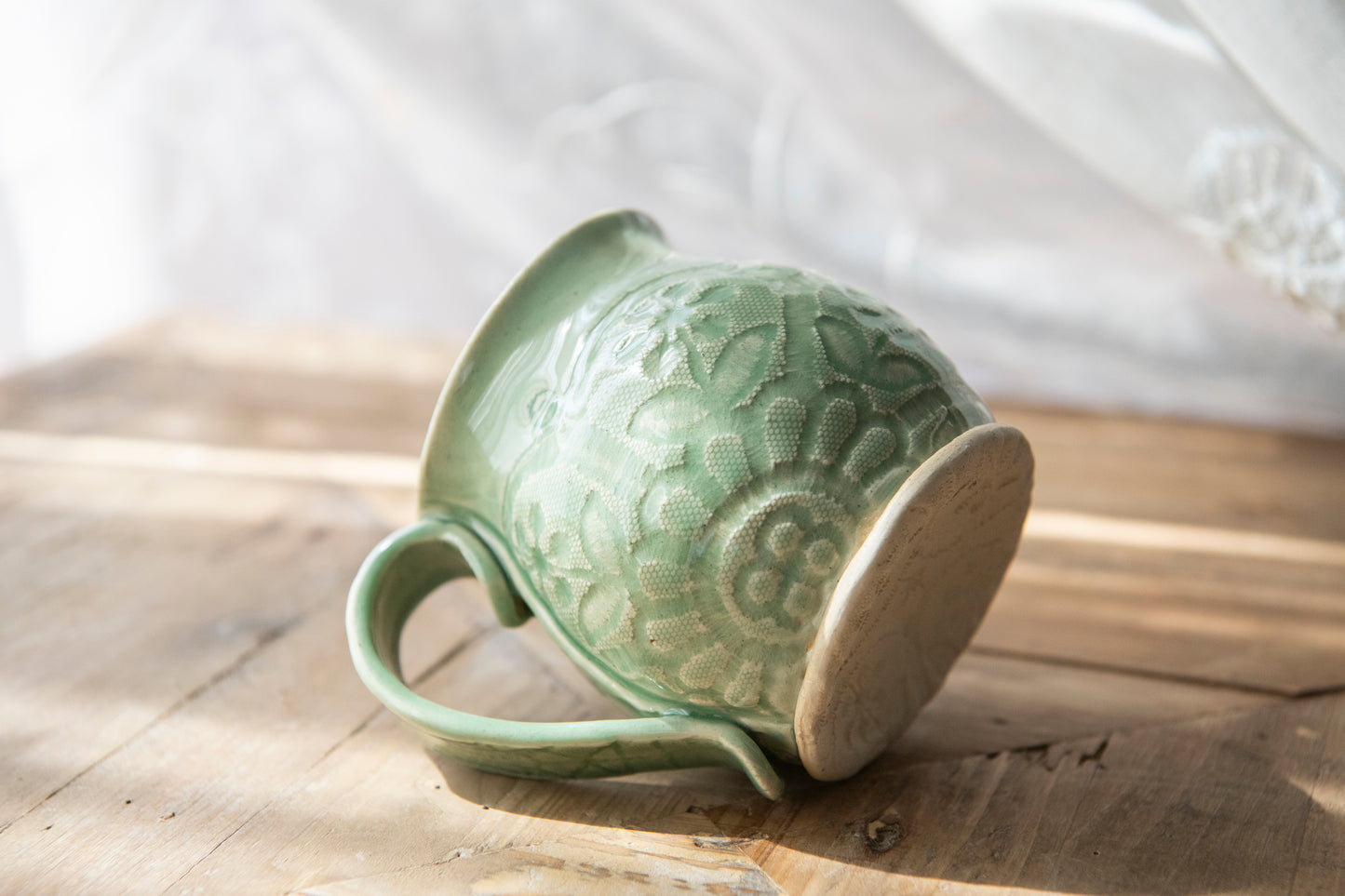 Lace Series Mug - Celadon